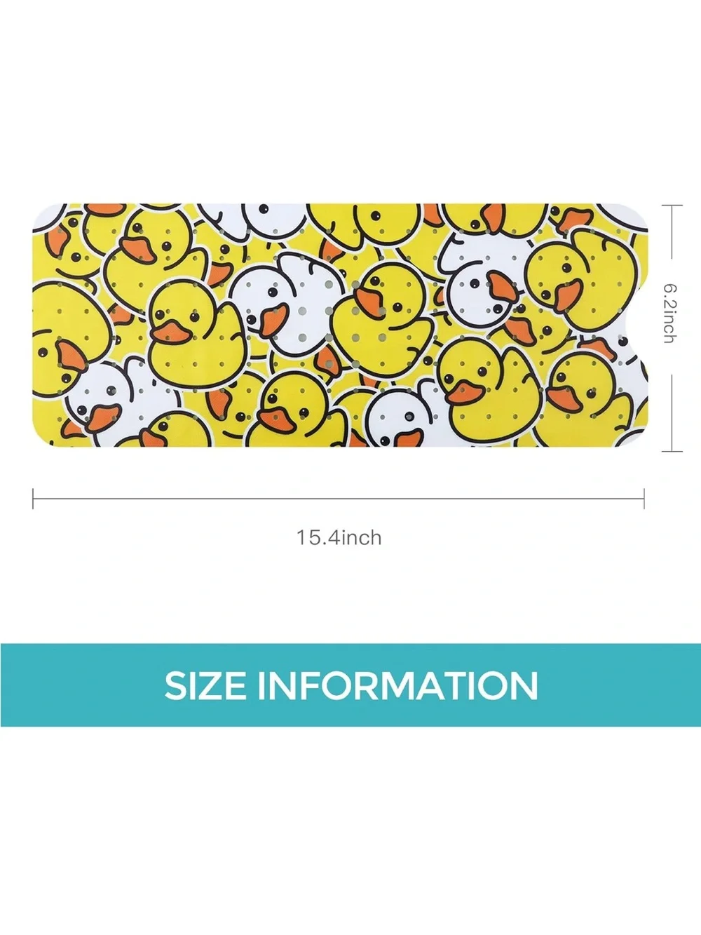 Bath Mat for Tub Non Slip Baby Kids Bathtub Mat Extra Long 40X16 Inch
